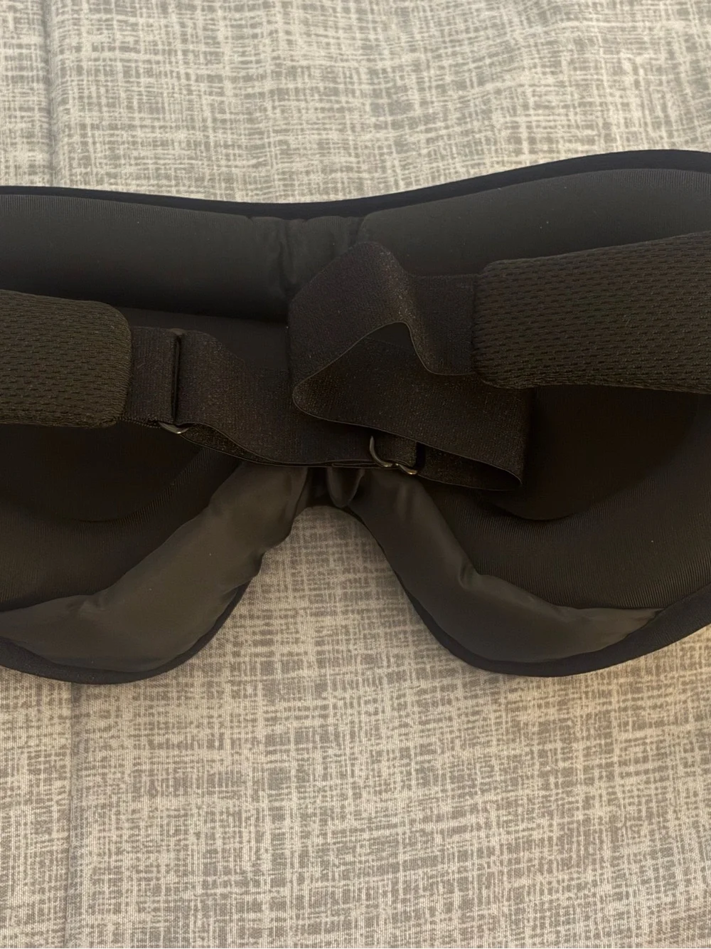 Black Breathable Mesh Sleep Mask - Unbranded Comfort Eye Mask